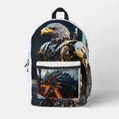 ストレスタイリッシュージ：当社のバッグと財布Chic Cを探索 プリントバックパック (正面)