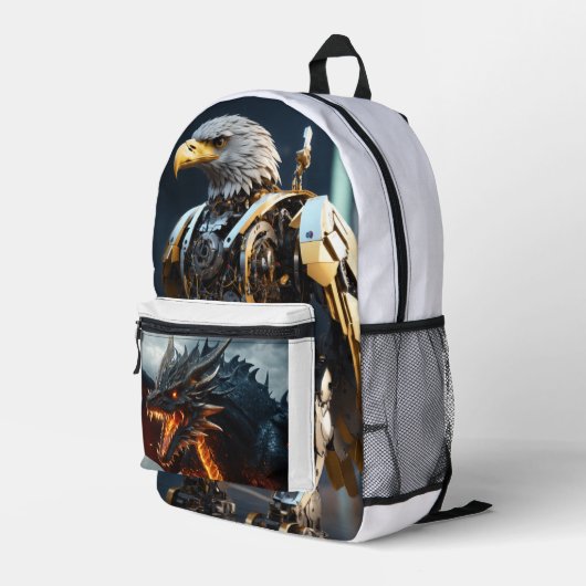 ストレスタイリッシュージ：当社のバッグと財布Chic Cを探索 プリントバックパック (裏面右端)