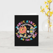 ストレステスト最高の日の先生 カード (黄色い花)