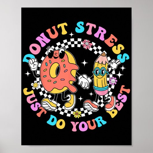 ストレステスト最高の日の先生 ポスター (正面)