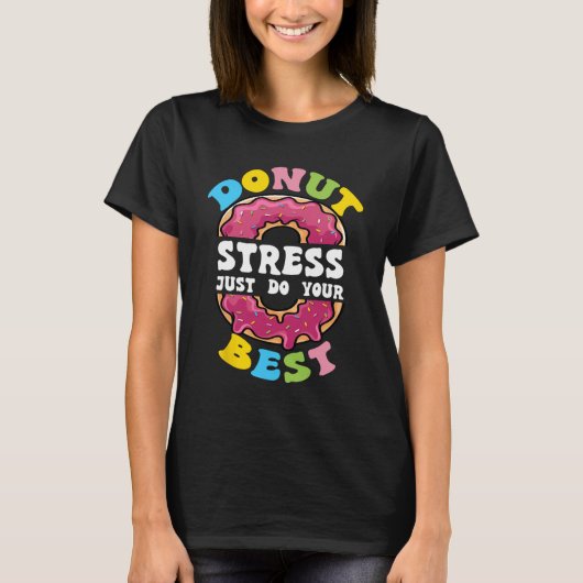 ストレステスト最高の日先生1 Tシャツ (正面)