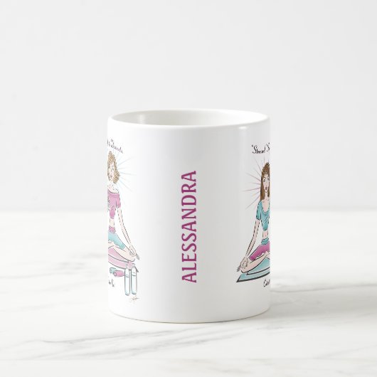 ストレストスペリングは逆にデザートのコーヒーマグ コーヒーマグカップ (中央)