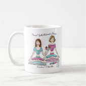 ストレストスペリングは逆にデザートのコーヒーマグ コーヒーマグカップ (左)