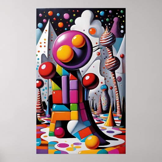 ストレストデザート – ケンゲージファンタジーアート ポスター (正面)