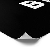 ストレスビーおもしろいターベーキングウィスクプンダークBG ポスター (角)