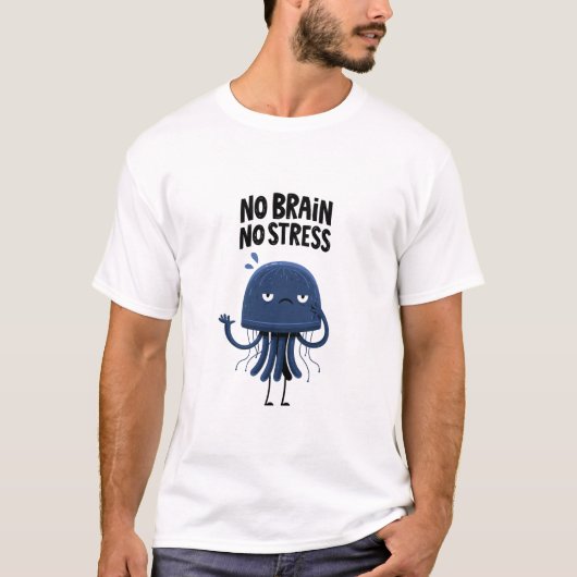 ストレスフリーくらげのキャラクターギフト Tシャツ (正面)