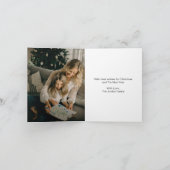 ストレスマメリースルドルフのクリスマスフォトカード シーズンカード (内部)