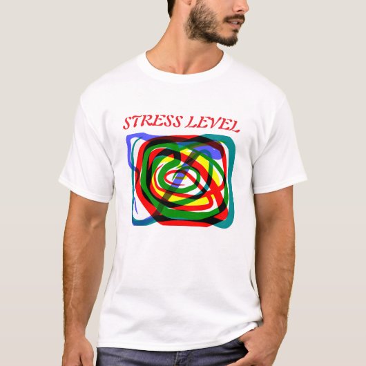 ストレスレベルTシャツ Tシャツ (正面)