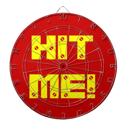 ストレスレリーフ、浮き彫りの投げ矢 ダーツボード (正面)