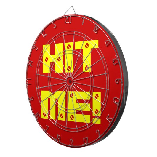 ストレスレリーフ、浮き彫りの投げ矢 ダーツボード (正面右)