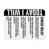 ストレスレリーフ、 浮き彫りゴールリマカスタマイズー マグネット (横)