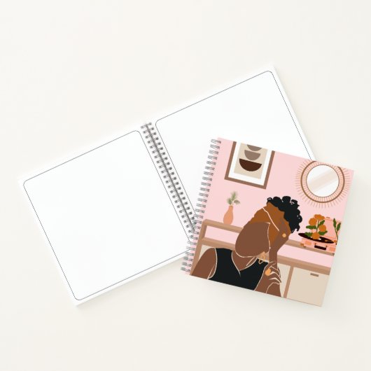 ストレスレリーフ、 浮き彫りスケッチブック ノートブック (内部)