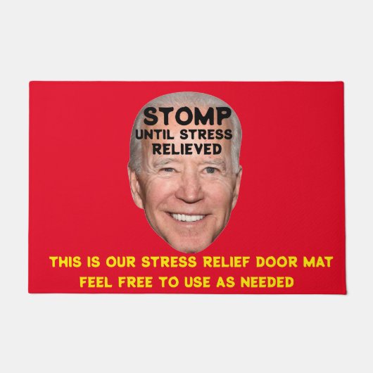 ストレスレリーフ、 浮き彫りドアマット ドアマット (正面)