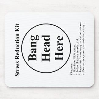 ストレスレリーフ、浮き彫り マウスパッド