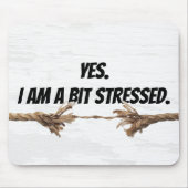 ストレスロープ及び引用文 マウスパッド (正面)