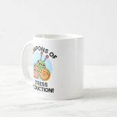 ストレス削減おもしろい編み物 コーヒーマグカップ (正面左)