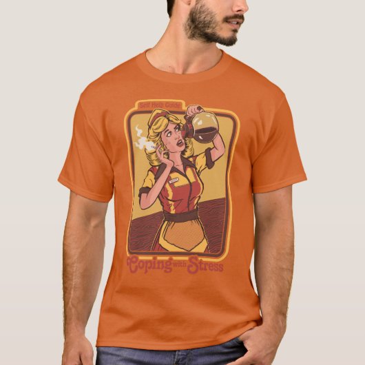 ストレス対処法 ファミリー Tシャツ (正面)