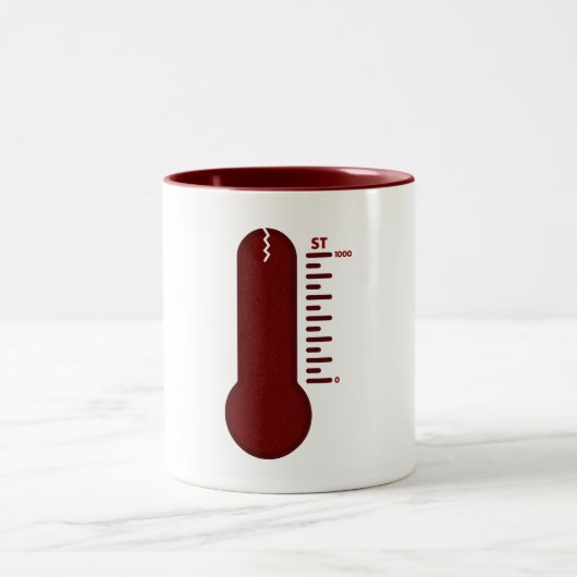 ストレス温度計マグカップ ツートーンマグカップ (中央)