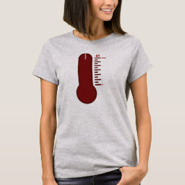 ストレス温度計 女性用Tシャツ Tシャツ