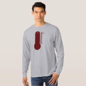 ストレス温度計 長袖Tシャツ Tシャツ (正面フル)