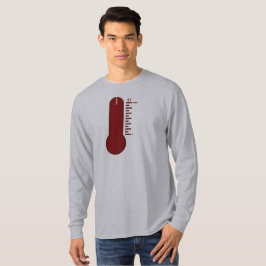 ストレス温度計 長袖Tシャツ Tシャツ