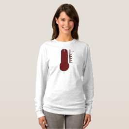 ストレス温度計 長袖Tシャツ Tシャツ