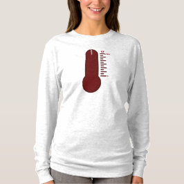 ストレス温度計 長袖Tシャツ Tシャツ