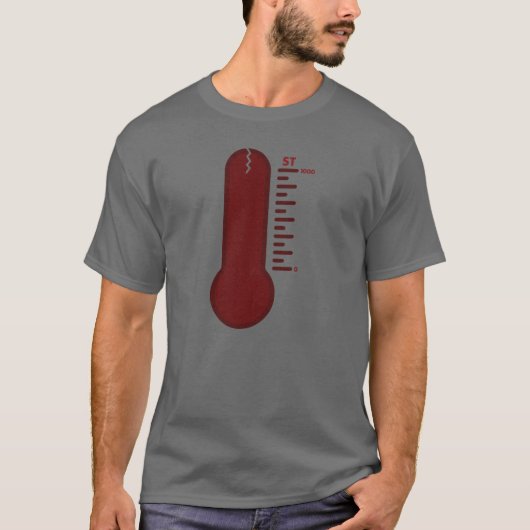 ストレス温度計Tシャツ Tシャツ (正面)