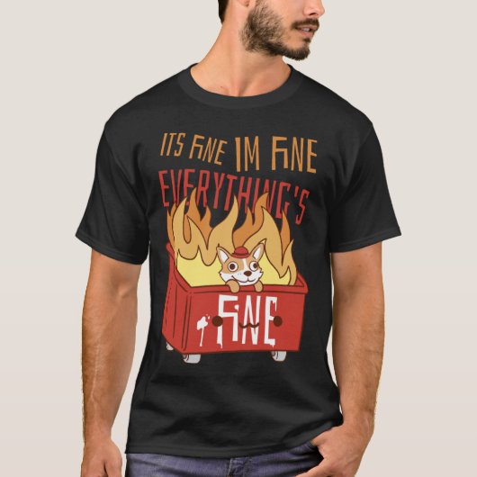 ストレス管理個人開発引用文 Tシャツ (正面)