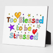 ストレス賛美が溜まらない フォトプラーク (側面)