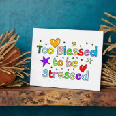 ストレス賛美が溜まらない フォトプラーク (側面)