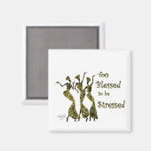 ストレス賛美が溜まらない マグネット (正面/裏面)