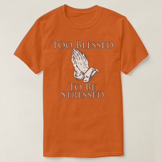 ストレス賛美が溜まらない Tシャツ (デザイン正面)