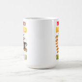 ストレス賛美とコーヒーに悩まされる コーヒーマグカップ (中央)