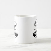 ストレス賛美とコーヒーに悩まされる コーヒーマグカップ (中央)