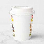 ストレス賛美とコーヒーに悩まされる 紙コップ (右)
