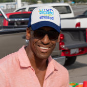 ストレス賛美を感じ過感動的ぎる キャップ