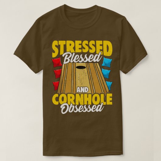 ストレス賛美トとコーナホール取り付けバッグトスガ Tシャツ (デザイン正面)