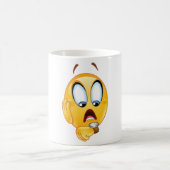 ストレス顔絵文字 マグカップ (中央)