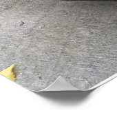 ストレス食べ物のキャンパス ポスター (角)