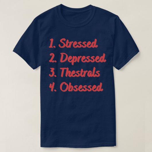 ストレス鬱病の胸部が取り付けられている Tシャツ (デザイン正面)