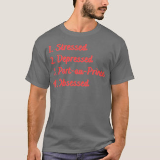 ストレス鬱病ポルタウ王子取り付け Tシャツ