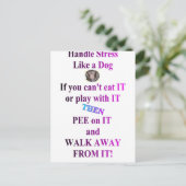 ストレス ポストカード (スタンド正面)