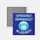 ストレス？賛美!マグネット マグネット (正面/裏面)