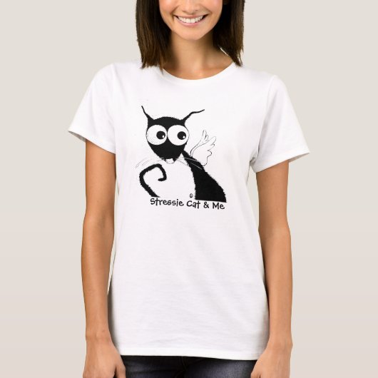 ストレッシー・キャット&ミー Tシャツ (正面)