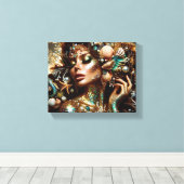 ストレッチされたキャンバスプリントマーメイド キャンバスプリント (インサイチュ (ウッドフロア))