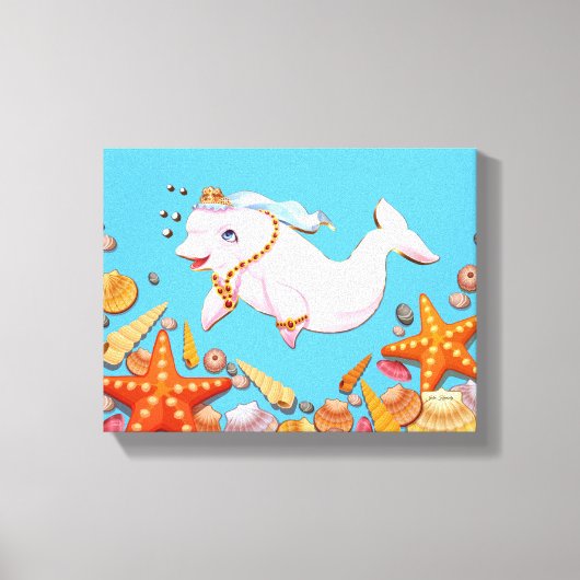 ストレッチされたキャンバス印刷の宝物の海 キャンバスプリント (正面)