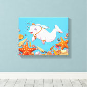 ストレッチされたキャンバス印刷の宝物の海 キャンバスプリント (インサイチュ (ウッドフロア))