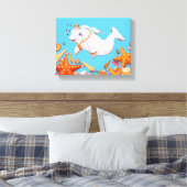 ストレッチされたキャンバス印刷の宝物の海 キャンバスプリント (インサイチュ (寝室))