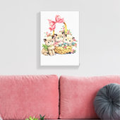 ストレッチされたキャンバス印刷イースターデイキッテン キャンバスプリント (インサイチュ (リビング))